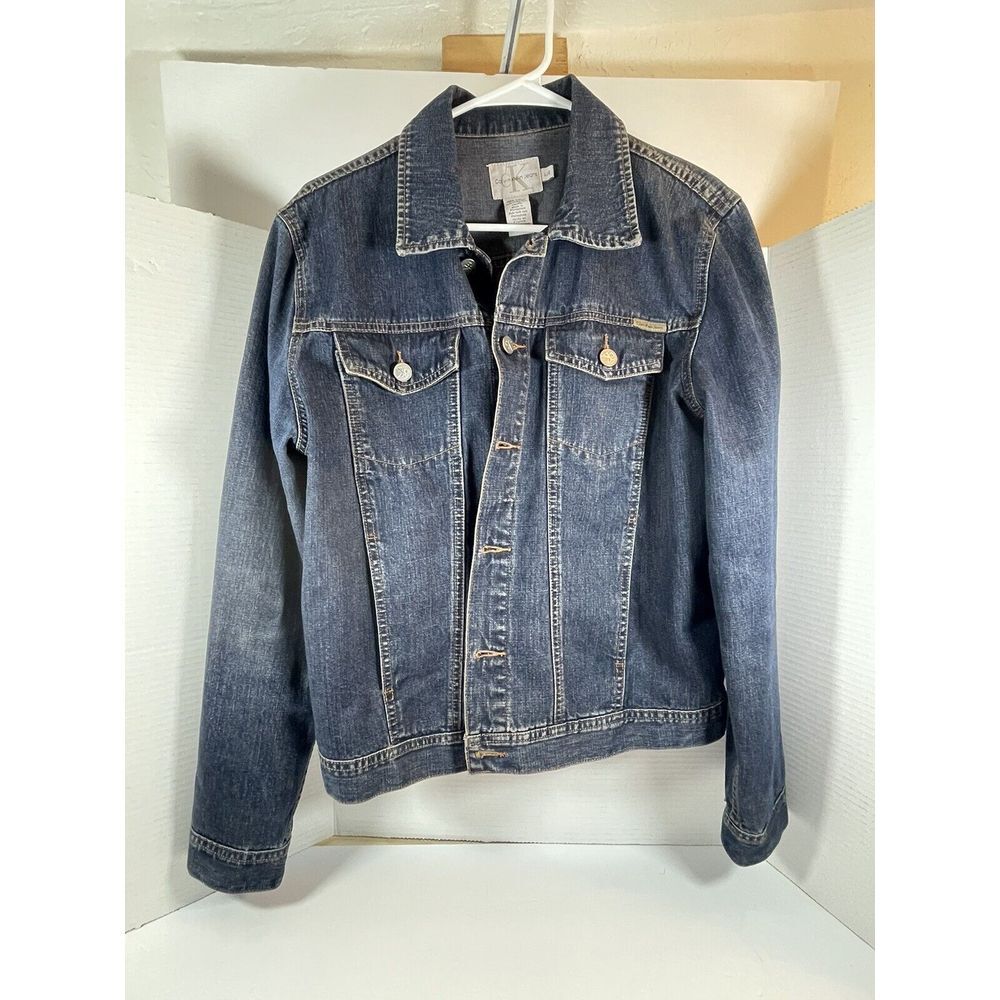 Calvin Klein Jean Jacket womans‎ Size L